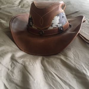 Cowboy hat and matching backpack